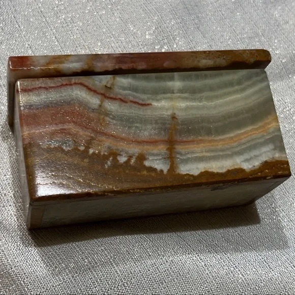 Beige Onyx Domino Game Set